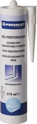 Bau-/ Fenstersilikon weiß 310 ml Kartusche PROMAT Chemicals