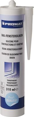 Bau-/ Fenstersilikon transp.310 ml Kartusche PROMAT Chemicals