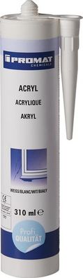 Acryl 310 ml weiß Kartusche PROMAT chemicals