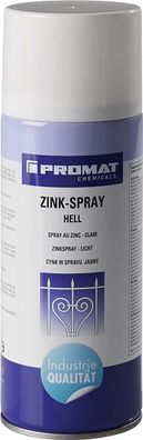Zinkspray hell 400 ml weißalu. Spraydose PROMAT Chemicals