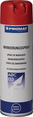 Markierungsspray rot 500 ml Spraydose PROMAT Chemicals