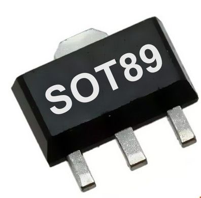 BCX56-16 NPN Transistor, 80V, 1000mA, 1W, SMD SOT-89, NPX, 6St.