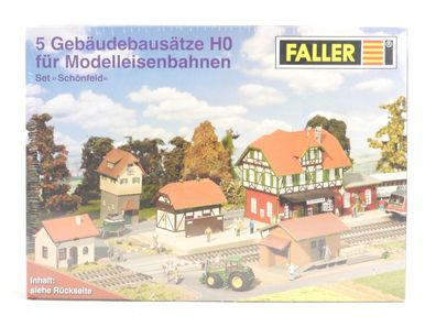 E367 Faller H0 Gebäude Bausatz Set "Schönfeld"