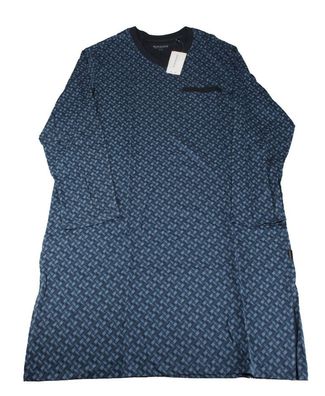 Schiesser Herren Nachthemd Pyjamaoberteil Gr. 50/ M blau Neu