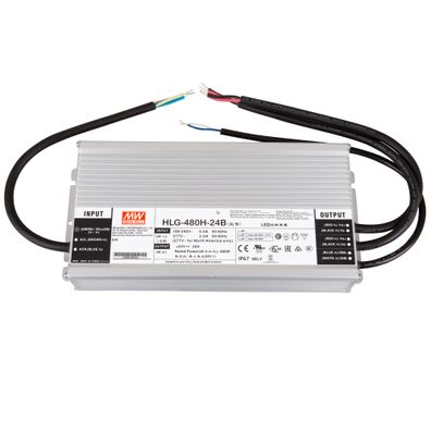 Mean Well HLG-480H-24B SNT 24V/ DC/0-20 A/ 480W IP67