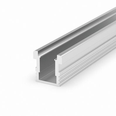 LED Profile in silber M24-1 100CM ohne Abdeckung für LED Streifen bis 16,2mm Breite