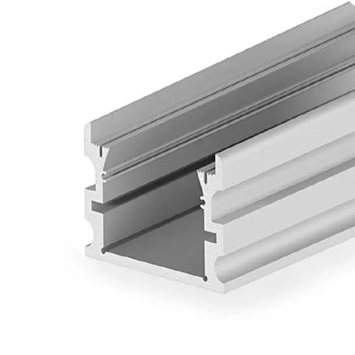 LED Profile in silber M24-2 100CM ohne Abdeckung für LED Streifen bis 44mm Breite