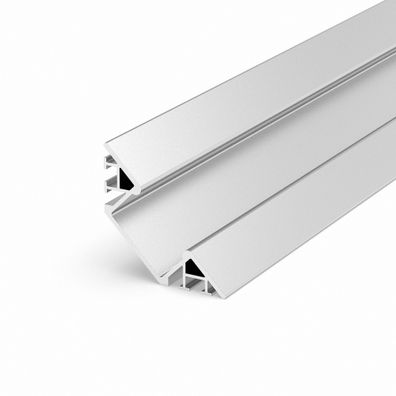 LED Profile in silber M7-1 100CM ohne Abdeckung für LED Streifen bis 13,4mm Breite