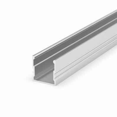 LED Profile in silber M5-2 100CM ohne Abdeckung für LED Streifen bis 13,4mm Breite