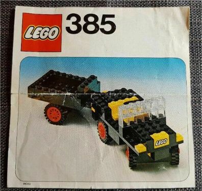 Lego 385 Bauanleitung 385-1: Jeep with Steering 98350 aus 1976 (K)
