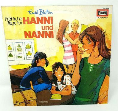 Vinyl LP 1974 Enid Blyton – Fröhliche Tage für Hanni und Nanni Nr. 8 (K)
