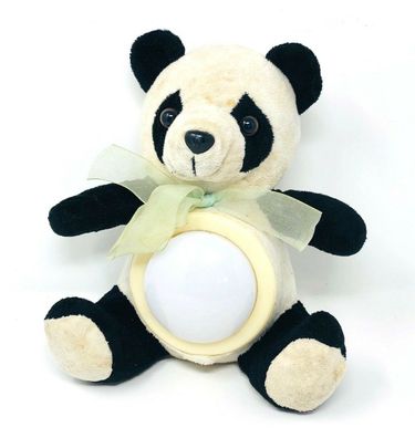 Nachtlicht Pandabär aus Plüsch - sitzend ca. 23 cm groß (W46)