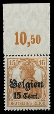 BES. 1WK Landespost Belgien Nr 15I POR postfrisch ORA X434FCE