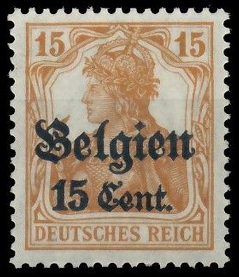 BES. 1WK Landespost Belgien Nr 15I postfrisch X434FB2