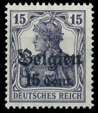 BES. 1WK Landespost Belgien Nr 16bII postfrisch gepr. X43B05A