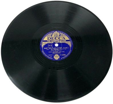 10" Schellackplatte - Decca F. 3718 - Aunt sally selection - Jack Hylton (W16