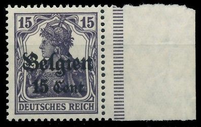 BES. 1WK Landespost Belgien Nr 16bII postfrisch X435102