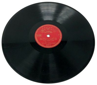 10" Schellackplatte - Polydor 48783 - Rote Rosen, rote Lippen, roter Wein (W15)