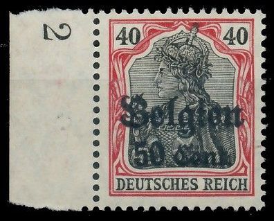 BES. 1WK Landespost Belgien Nr 20a postfrisch gepr. X43B2CE