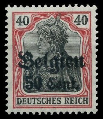 BES. 1WK Landespost Belgien Nr 20a postfrisch gepr. X43B2C2