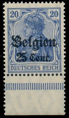BES. 1WK Landespost Belgien Nr 18b postfrisch gepr. X43B37A