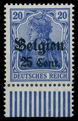 BES. 1WK Landespost Belgien Nr 18d postfrisch gepr. X43B3C6