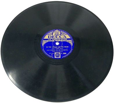 10" Schellackplatte - Decca F. 3658 - Sweetheart Darkun´ / In the Valley of (W16