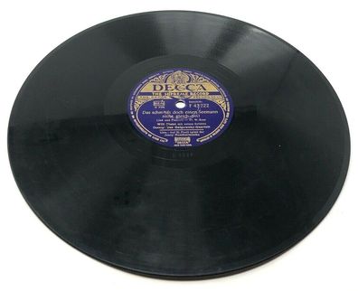 10" Schellackplatte Shellac - Decca F 43222 Auf St. Pauli spielt der Jonny (154)