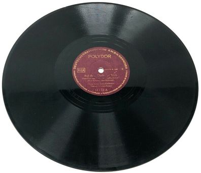 10" Schellackplatte - Polydor 11172 Auf dem Dach der Welt / Drei Zypressen (W13)