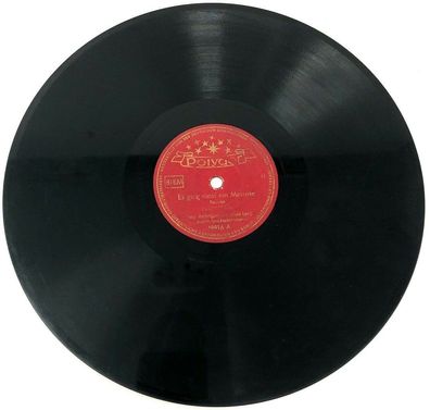 10" Schellackplatte Polydor 48816 - Es ging einst ein Matrose (W22)