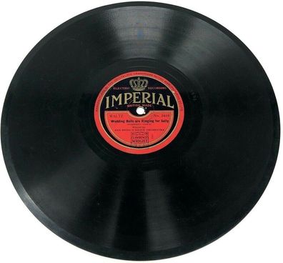 10" Schellackplatte - Imperial 2410 Here comes the sun / Wedding bells are (W16)