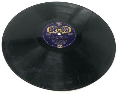 10" Schellackplatte Decca F 46062 Der arme Gondolier / Wie schade, daß (154)