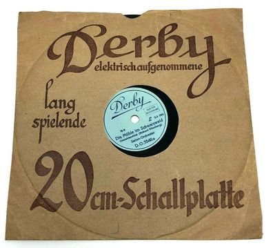 8" Schellackplatte Derby D.O.5548 - 20cm - Türkische Scharwache / Die Mühle (W6)