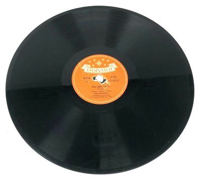 10" Schellackplatte Shellac Polydor 50050 Peter Alexander - Der Mond hält (W15)