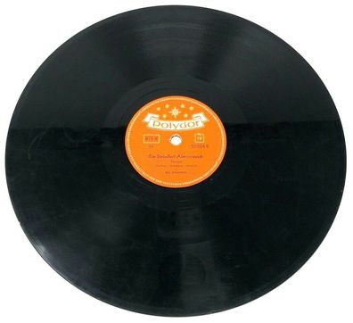 10" Schellackplatte Shellac Polydor 50 224 Das Alphorn / Ein Sträußerl Alm (W12)