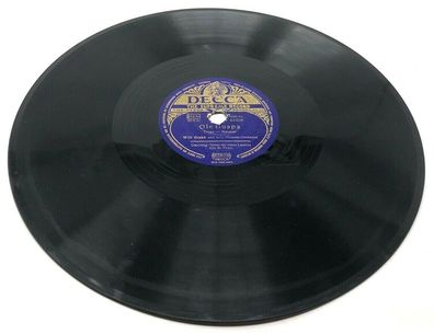 10" Schellackplatte Shellac - Decca F 43059 Ole Guapa / Unter der roten (154)