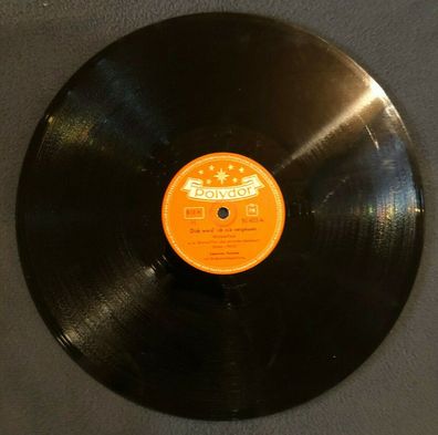 10" Schellackplatte Shellac Polydor 50453 Frag´ mich nie, was Heimweh ist (113)