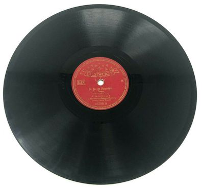10" Schellackplatte Polydor 48298 - Ja, Ja, In Spanien / Die kleine Fischer (W8)