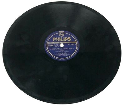 10" Schellackplatte Philips PH 4003 - Sarina / Mandolino, Mandolino (W15)