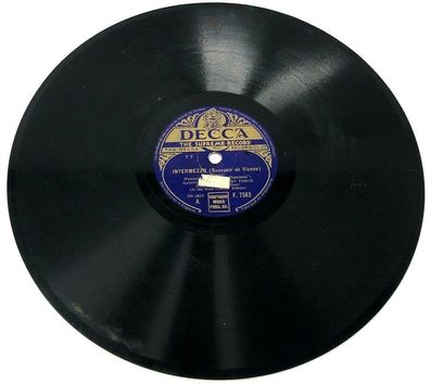 10" Schellackplatte Decca F 7563 - Intermezzo / By the Sleepy Lagoon (W16)