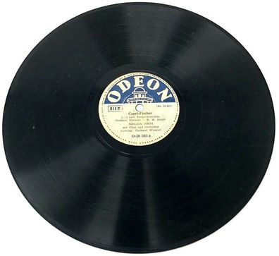 10" Schellackplatte Odeon O-26583 Möwe, du fliegst in die Heimat! Capri F. (W16)