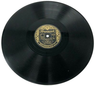 10" Schellackplatte - Brunswick 01725 - What´s good for the goose is good (W16)