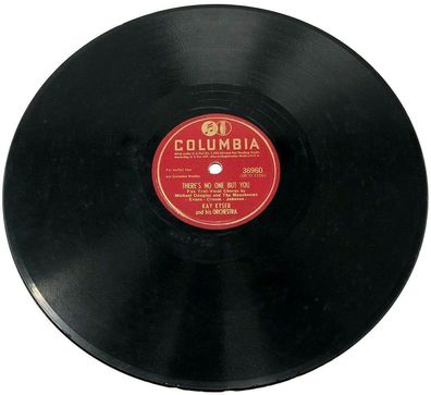 10" Schellackplatte - Columbia 36960 - One-zy Two-zy / There´s no one but (W16)