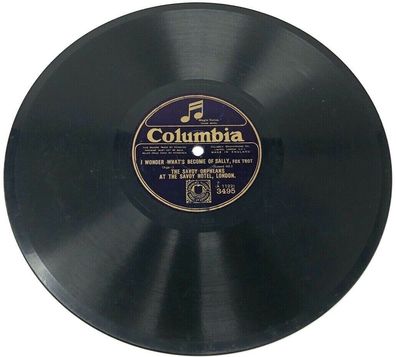 10" Schellackplatte - Columbia 3495 - Any way the wind blows / I wonder (W16)
