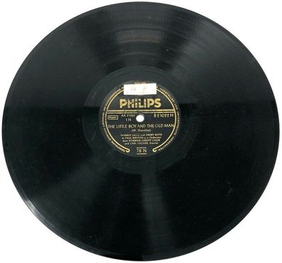 10" Schellackplatte Philips B 21022 - The little boy and the old man (W16)