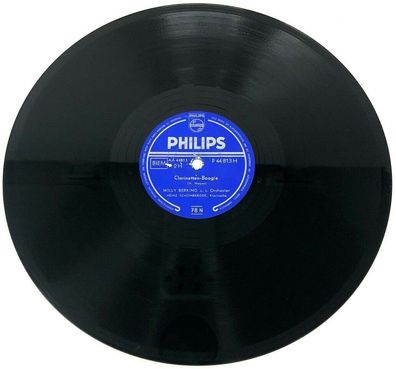 10" Schellackplatte - Philips P44813H - Clarinetten Boogie / Dixie-Doodle (W22)