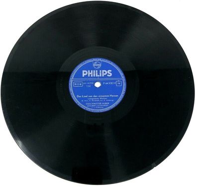 10" Schellackplatte Philips P44930H - Vöglein im Garten / Das Lied von den (W22)