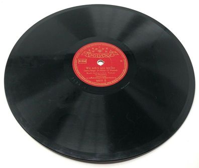 10" Schellackplatte Polydor 48531 Auf Wiedersehn, Lucia / Wir seh´n uns (154)