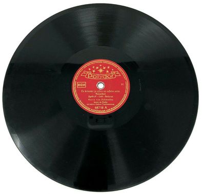 10" Schellackplatte Shellac Polydor 48718 Es Könnte Ja Alles So Schön 1952 (B1)