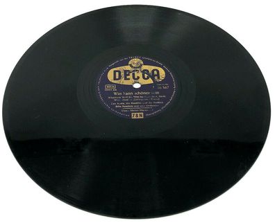 10" Schellackplatte Shellac Decca F 46 367 - Meine Mama...! Was kann ... (B1)